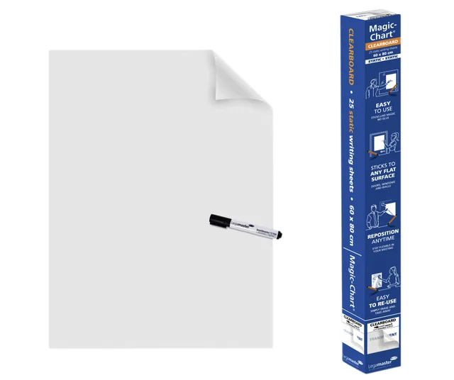 Magic Chart Legamaster Whiteboard 600x800mm tr 25v