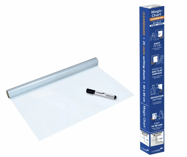 Magic Chart Legamaster Whiteboard 600x800mm tr 25v