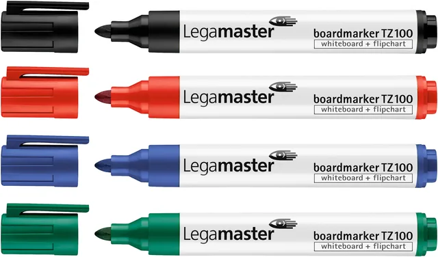Whiteboardmarker Legamaster TZ100 2mm 4st ass