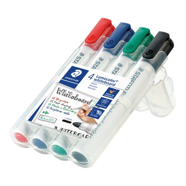 Whiteboardmarker Staedtler Lumo 351 4st ass