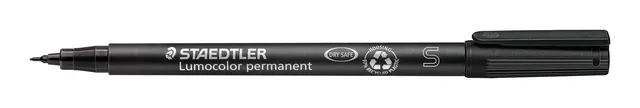 Viltstift Staedtler OHP Lumo SF 313 perm zwart