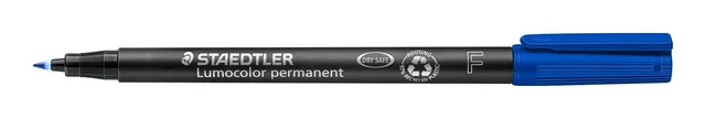 Viltstift Staedtler OHP Lumo F 318 perm blauw