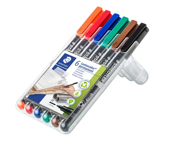 Viltstift Staedtler OHP Lumo M 317 perm wp6