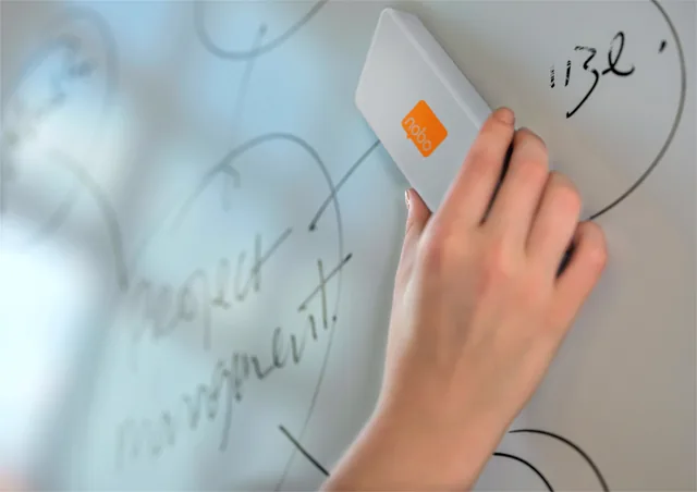 Whiteboardwisser Nobo magnetisch navulbaar