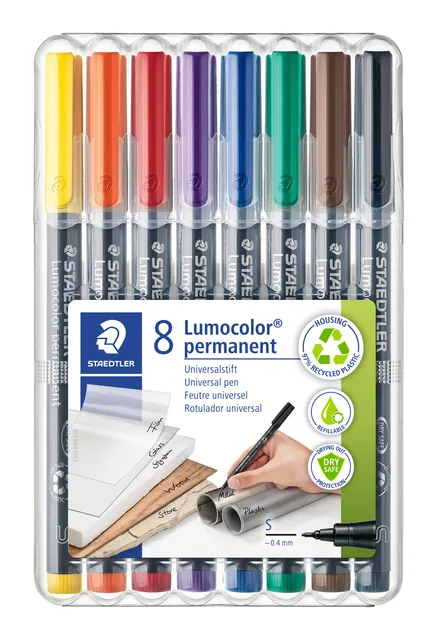 Viltstift Staedtler OHP Lumo SF 313 perm wp8s