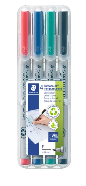Viltstift Staedtler OHP Lumo F 316 non perm wp4