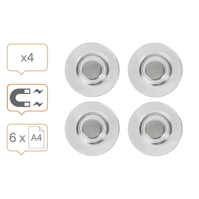 Glasbordmagneet Nobo