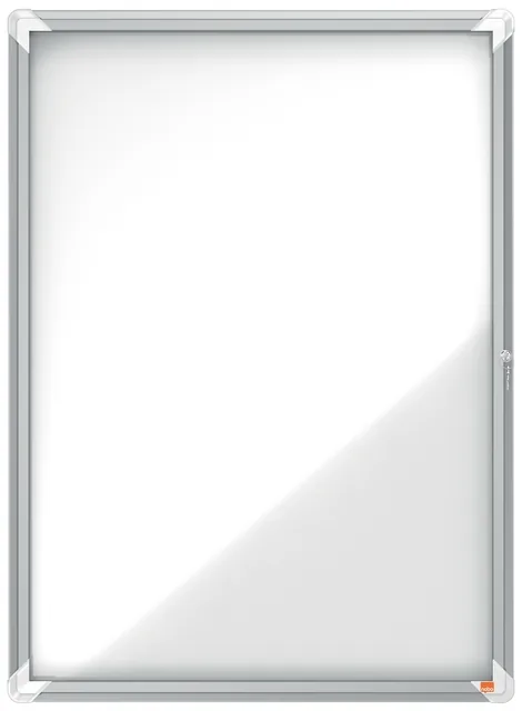 Buitenvitrine Nobo glas magnetisch 9xA4