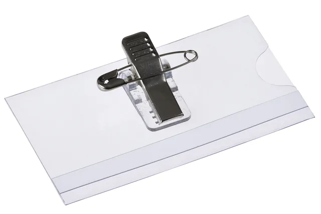 Badge Europel met clip+speld 75x40mm 24st