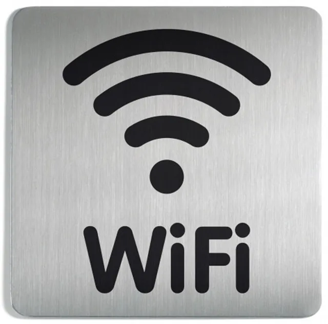 Infobord pictogram Durable wifi vierkant 150mm