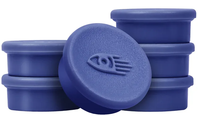 Magneet Legamaster 20mm 250gr blauw 8 stuks