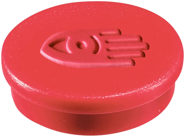 Magneet Legamaster 30mm 850gr rood 4 stuks