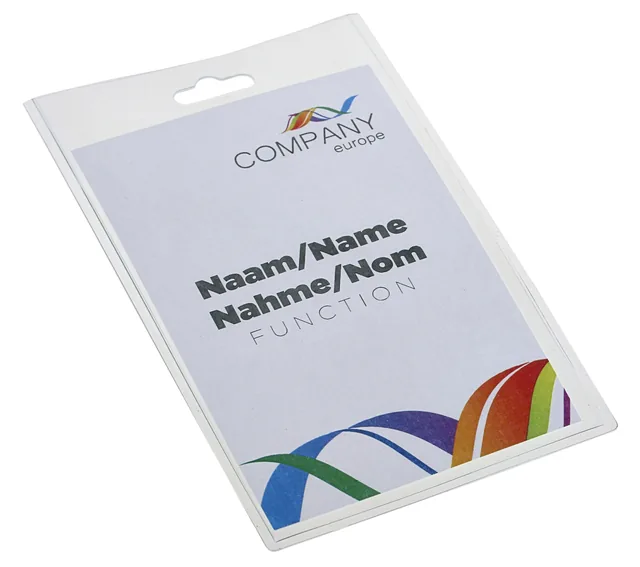 Badge pashouder Europel gesloten 60x90mm