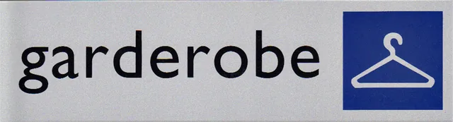 Infobord Posta pictogram garderobe