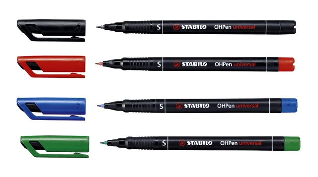 Viltstift STABILO OHP 841/46 rond SF zwart