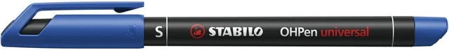 Viltstift STABILO OHP 841/41 rond SF blauw