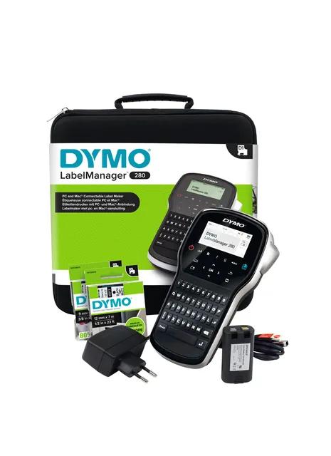 Labelprinter Dymo LM 280 qwerty 12mm koffer