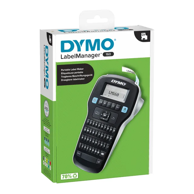 Labelprinter Dymo LabelManager 160 qwerty 12mm