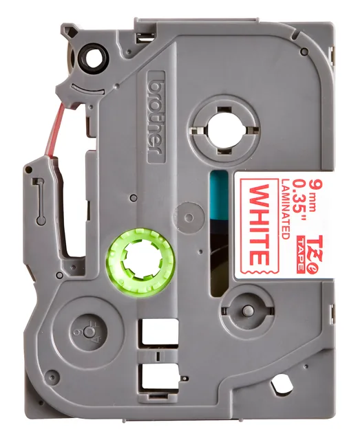 Labeltape Brother Ptouch TZe222 9mm wit