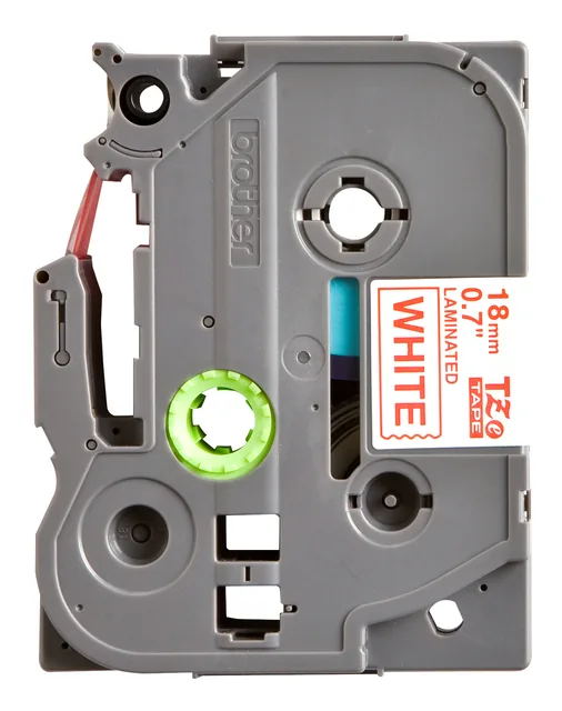 Labeltape Brother Ptouch TZe242 18mm wit