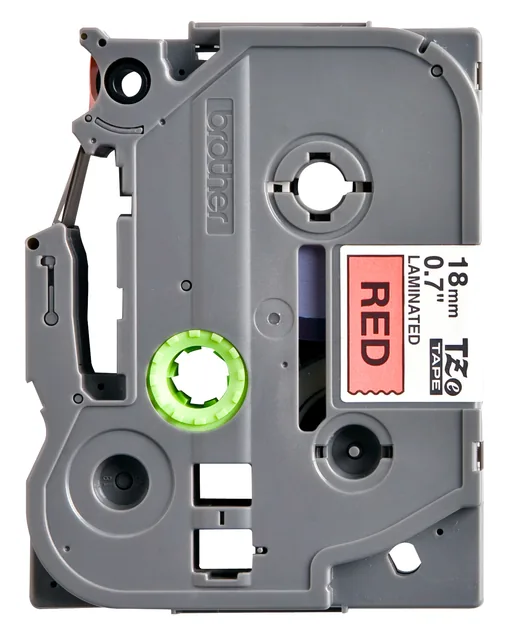 Labeltape Brother Ptouch TZe441 18mm rood