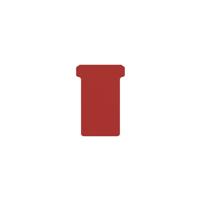 T-kaart Djois formaat 2 48mm rood 100st