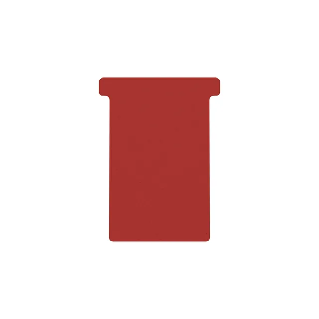T-kaart Djois formaat 3 77mm rood 100st