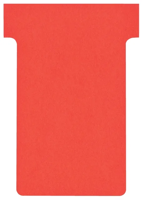 T-kaart Nobo nr.2 48mm rood 100 stuks