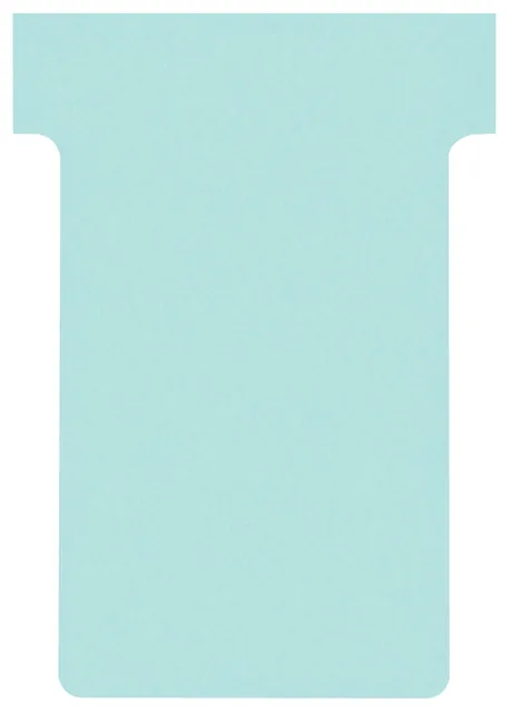 T-kaart Nobo nr.2 48mm blauw 100 stuks