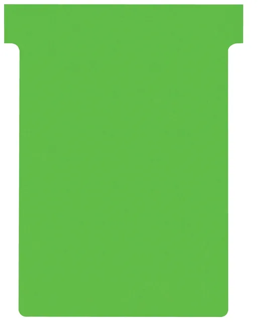 T-kaart Nobo nr.3 80mm groen 100 stuks
