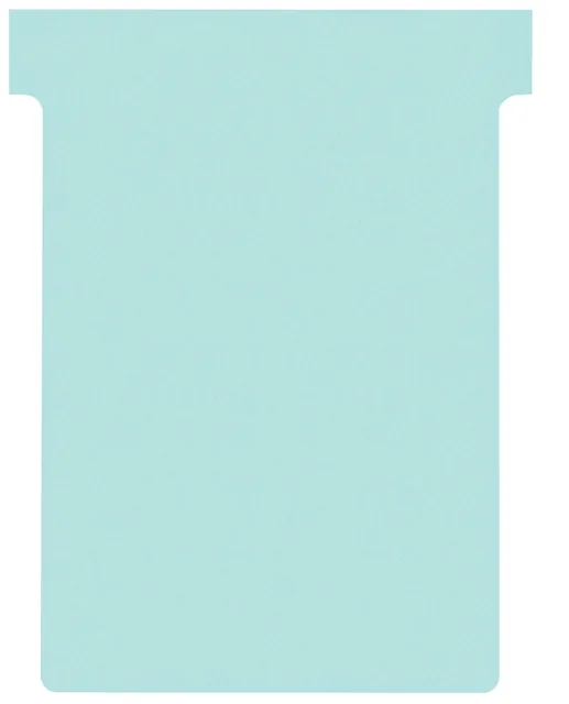 T-kaart Nobo nr.3 80mm blauw 100 stuks