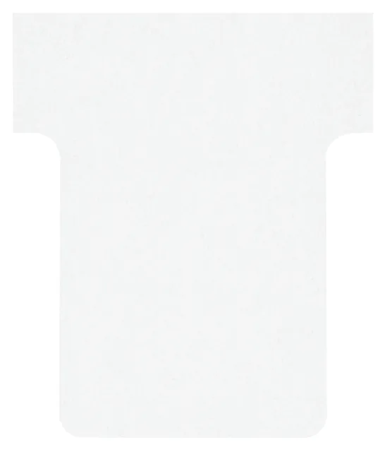 T-kaart planbord Nobo nr 1.5 36mm wit 100 stuks