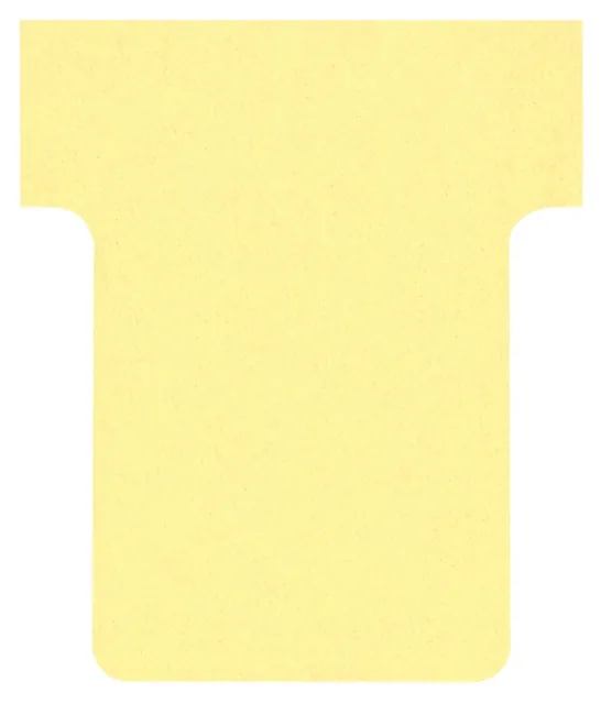 T-kaart Nobo nr. 1.5 36mm geel 100 stuks