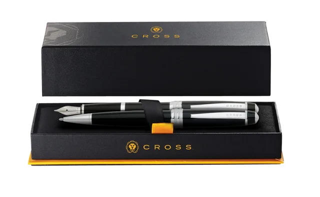 Schrijfset Cross balpen en vulpen Bailey M zwart