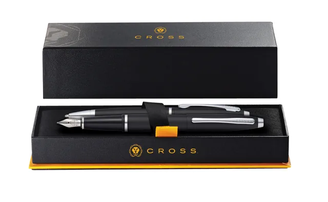 Schrijfset Cross balpen en vulpen Calais M mat zw