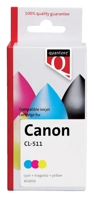 Inktcartridge Quantore Canon Cl-511 kleur