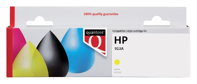 Inktcartridge Quantore Hp 913a F6t79cn geel