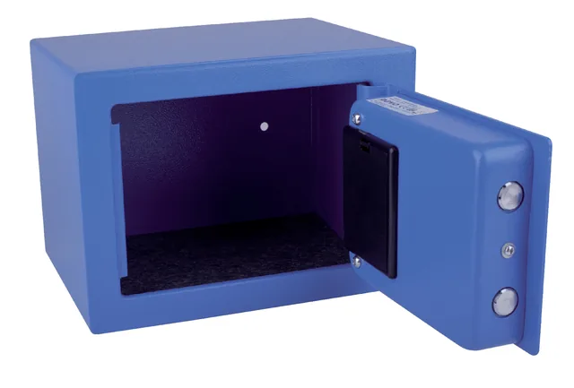 Kluis Pavo mini 230x170x170mm elektronisch blauw