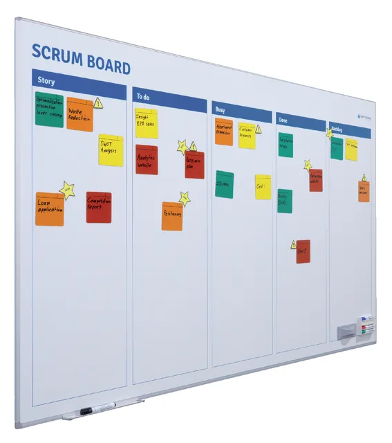 Scrum bord  starterkit scrum 90x120cm