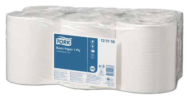 Poetspapier Tork M2 Universal 1laags 300m wit