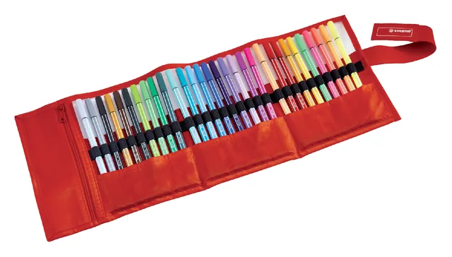 Fineliner STABILO Pen 68/30 rollerset ass 30st