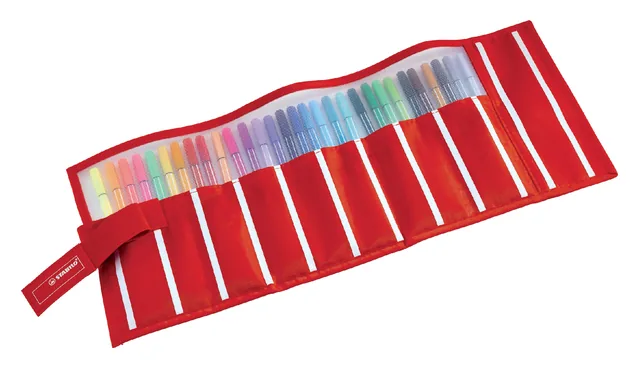 Fineliner STABILO Pen 68/30 rollerset ass 30st