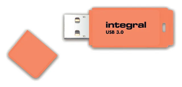USB stick 3.0 Integral Neon USB-A 64GB oranje