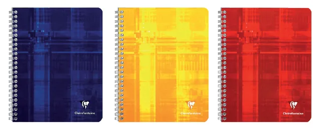 Schrift Clairefontaine A4 lijn 100pag 90gr ass