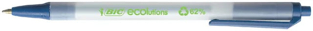 Balpen Bic ecolutions M blauw