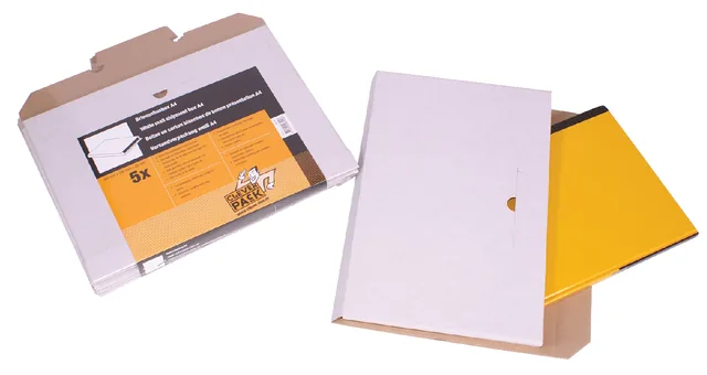 Brievenbusbox CleverPack A4 karton wit