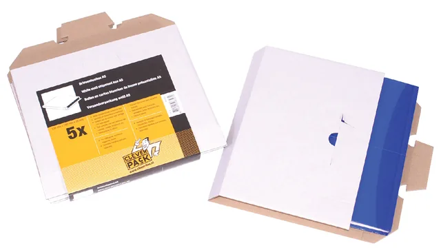 Brievenbusbox CleverPack A5 karton wit