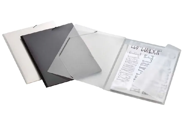 Elastomap Djois college file A4 3 klepppen PP zw