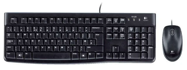 Toetsenbord Logitech MK120 Qwerty muis USB zwart