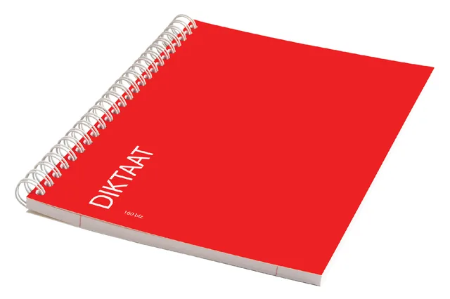 Schrift Qbasic dictaat A5 spiraal lijn 160blz 70gr